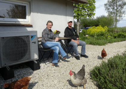 Willem en Carla uit Oene energiepositief - warmtepomp